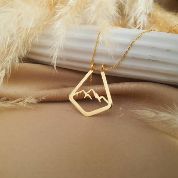 Mountain Ring Holder Necklace