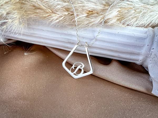 Hold Ring Necklace, Family Ring Carrier Initial Pendant, Doctor Ring Keeper Jewelry Gift for Nurse