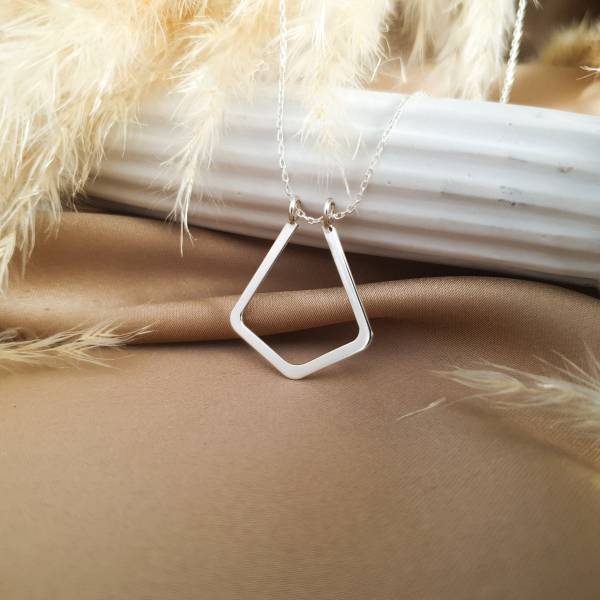 Engagement Ring Holder, Rose Gold Minimalist Ring Keeper Pendant, Gift For Nurse, Doctor, Surgeon