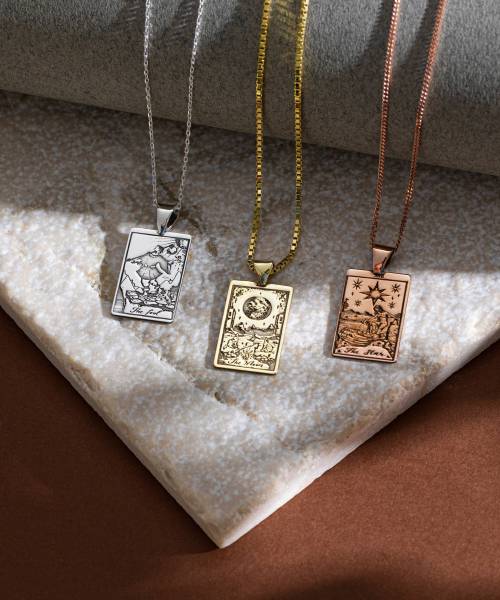 Tarot Card Necklace
