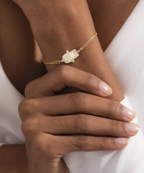 Hamsa Bracelet, Evil Eye Bracelet, Hand Of Fatima Jewelry