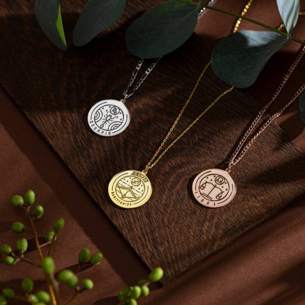 Personalized Zodiac Sign Necklace