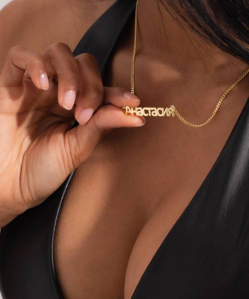 Kiril Alphabet Name Necklace