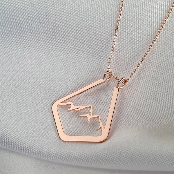 Mountain Ring Holder Necklace - Image 5