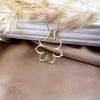 14k Solid White Gold Sunflower Ring Holder Necklace - Image 4