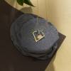 Birth Flower with Birthstone Ring Keeper Necklace - Image 3