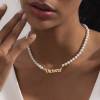 Pearl Name Necklace - Image 5