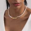 Pearl Name Necklace - Image 7