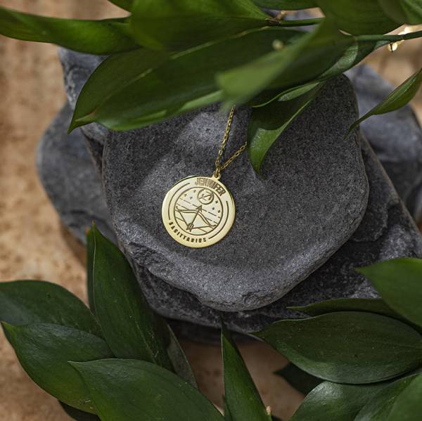 Personalized Zodiac Sign Necklace - Image 4