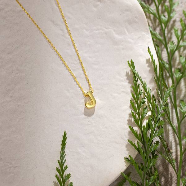 Dainty Letter Necklace - Image 3