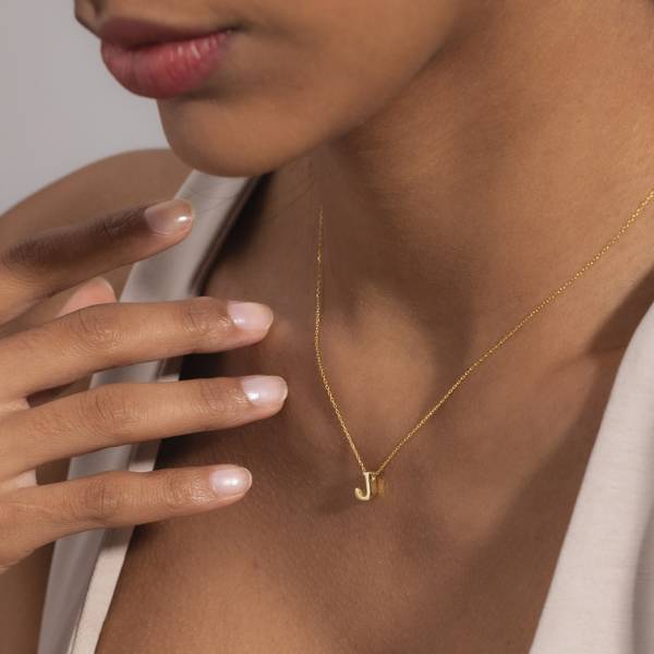 Dainty Letter Necklace - Image 4