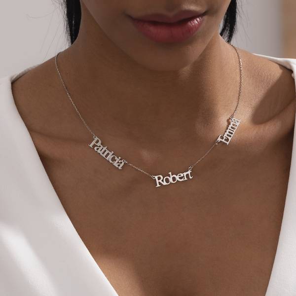 Multiple Name Necklace, Family Member Necklace - Image 5