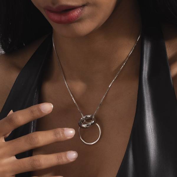 Circle Ring Holder Necklace - Image 5