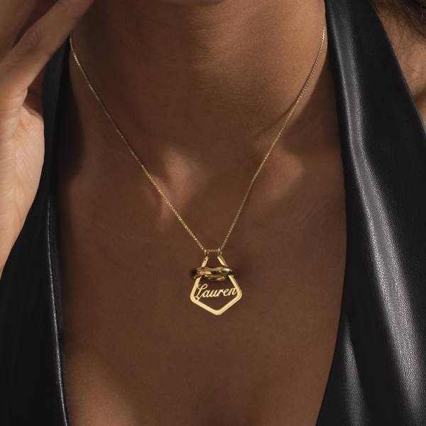 Mountain Ring Holder Necklace - Image 3