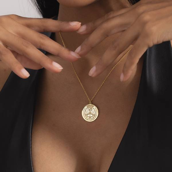 Personalized Zodiac Sign Necklace - Image 3